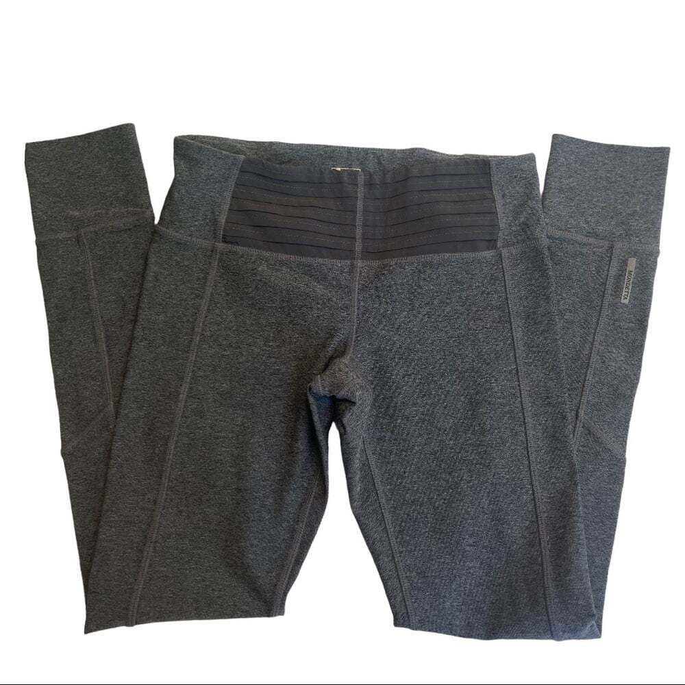 Mondetta Women’s Size Small Stretch Grey Yoga Pants Activewear Leggings